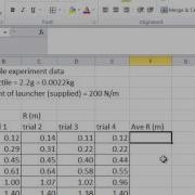 L2PHY Projectile Exp Linearizing Data ONLY