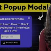 How To Make Popup Modal In React JS React Hooks