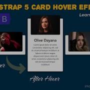 Modern Bootstrap 5 Card Hover Effects Responsive Profile Cards Design With Animation