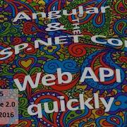 Angular ASP NET Core Web API SQL Server Quickly