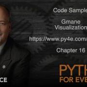 Worked Example Gmane Mail Visualization Chapter 16
