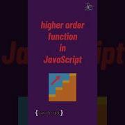 Higher Order Function In Javascript Javascript Tutorial In 1 Minutes Coding Function Frontend