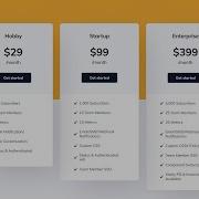 Responsive Pricing Cards Using HTML And CSS CSS Pricing Card Responsive Design