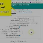 Aeries Custom Report Send Grades To Student Below A Specific Percent