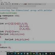 TWO DIMENSIONAL ARRAY WITH POINTER WAYS OF ACCESSING TWO DIMENSIONAL ARRAY 2 D ARRAY