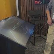 InfoComm 2024 Ideum Features 49 Drafting II Smart Touch Table Kiosk Integrated With I7 Processor