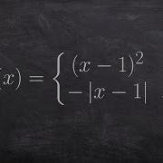 Graphing A Piecewise Function With Horizontal Transformations