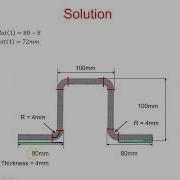 Calculating Bend Allowance And Setback Example