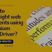 How To Highlight Web Elements In Salesforce Using Selenium WebDriver Salesforceautomation