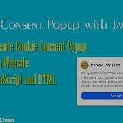 Cookie Consent Popup With JavaScript
