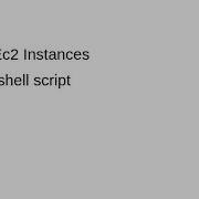 Stop EC2 Instances Using Shell Script