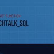 Unpivot Function Oracle Conversion Of Columns To Rows Sql Oracle TechTalk SQL Dbms