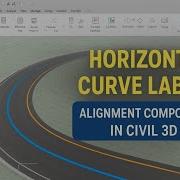 Civil 3D Alignment Labels Explained Curves Tangents Components