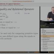 AP Computer Science Equality Relational Logical Operators