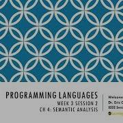 Week 3 Session 2 Chapter 4 Semantic Analysis Attribute Grammar