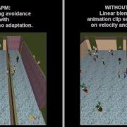 Avatar Locomotion In Crowd Simulation Crowd Comparison