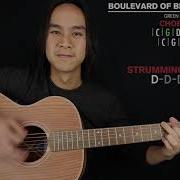 Boulevard Of Broken Dreams ACOUSTIC Guitar Cover Green Day Tabs Chords