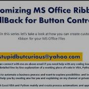 5 MS Office Ribbon Customization Adding Action And VBA Callback To Button