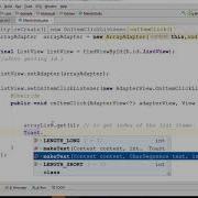 ListView With Event Handling OnClickListener ArrayAdaptor Android Part 3