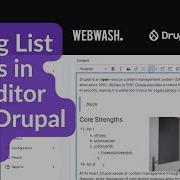 Using List Items In CKEditor And Drupal CMS