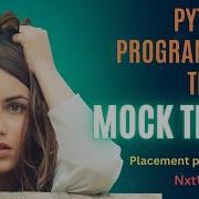 Mock Tests Python Programming Test 1 Placement Preparation NxtWave CCPB Advance Python