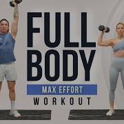 1 Hour FULL BODY WORKOUT With DUMBBELLS Max Out Strength Muscle