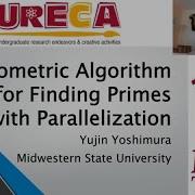 UGRCA 2020 Geometric Algorithm For Finding Primes With Parallelization