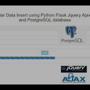 Progress Bar Data Insert Using Python Flask Jquery Ajax Bootstrap And PostgreSQL Database