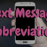 Text Message Abbreviations