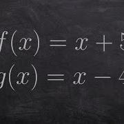 Operations With Functions All Four Of Them