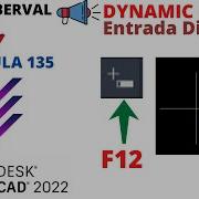 Aula 135 Comando Dynamic Input F12 Entrada Dinâmica No AutoCAD 2022