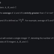 Greater Average Codechef 500 To 800 Difficulty Rating Problems