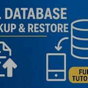 SQL Database Backup Restore Tutorial Full Step By Step Guide For Beginners LearnWithRehan