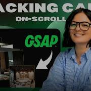 GSAP STACKING CARDS ON SCROLL With LENIS Elementor WordPress Tutorial Flex Container