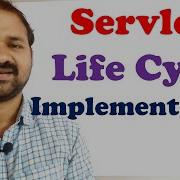 Servlet Life Cycle Implementation Web Technologies Advanced Java