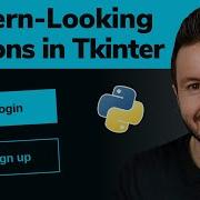Create Modern Buttons With Tkinter In Python Tkinter GUI Button Design In Python