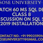 B60 Sql DBA Class 8 Full Discussion On Sql Server 2019 Installation Contact 91 9902590140