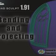 Nomad Sculpt сгибание или проецирование объекта на поверхность другого объекта V1 91 7 6 2024
