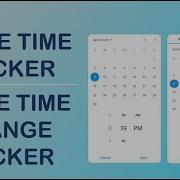 Date Time Picker Date Time Range Picker 2023 Flutter Widgets Of The WEEK