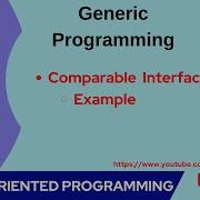 87 Comparable Interface With Java Generics