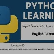 Lecture 03 Python Variables Assigning Multiple Values Output Global Variables Exercises