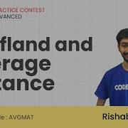 AVGMAT Chefland And Average Distance CodeChef SnackDown 2021 Practice Contest Advanced