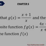 Composite Function Find Outside Function Example