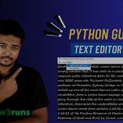 Create A Notepad Like Text Editor Using Python Tkinter