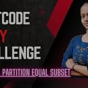 Leetcode 416 Partition Equal Subset Java Recursion Memoization
