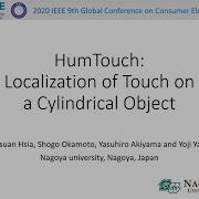 HumTouch Localization Of Touch On A Cylindrical Object