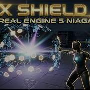 Эффекты гексагонального щита в стиле научной фантастики в Unreal Engine 5 Niagara