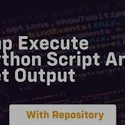 Php Execute Python Script And Get Output