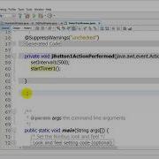 Java Timers Set Up With Tick Tock Frame