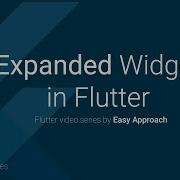 Expanded Widget Flutter Video Tutorial In English Part 12